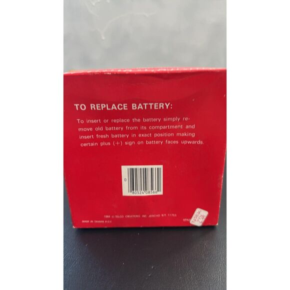 Musical Toyshop Bear Vintage Christmas Ornament Telco Creations Wooden 1984 - Picture 6 of 6